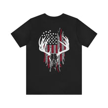 Load image into Gallery viewer, FeatherNett Skull Flag - Unisex T-Shirt
