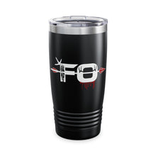 Load image into Gallery viewer, 20oz Tumbler with Bold Red and White Graphic Design