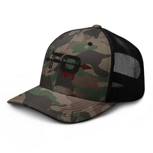 Load image into Gallery viewer, FO--Black Camouflage trucker hat