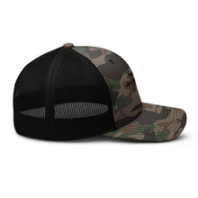 Load image into Gallery viewer, FO--Black Camouflage trucker hat