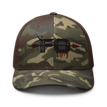 Load image into Gallery viewer, FO--Black Camouflage trucker hat