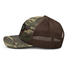 Load image into Gallery viewer, FO--Black Camouflage trucker hat