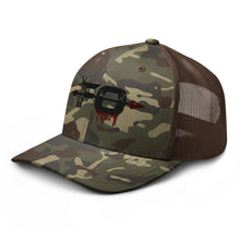 Load image into Gallery viewer, FO--Black Camouflage trucker hat