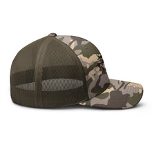 Load image into Gallery viewer, FO--Black Camouflage trucker hat