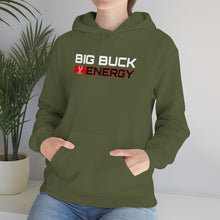 Load image into Gallery viewer, Big Buck Energy -- Unisex Hooded Sweatshirt