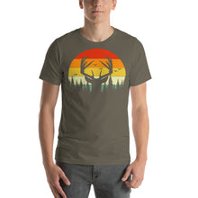 Load image into Gallery viewer, Sunset Deer--Unisex t-shirt