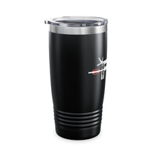 Load image into Gallery viewer, 20oz Tumbler with Bold Red and White Graphic Design
