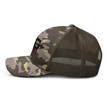 Load image into Gallery viewer, FO--Black Camouflage trucker hat
