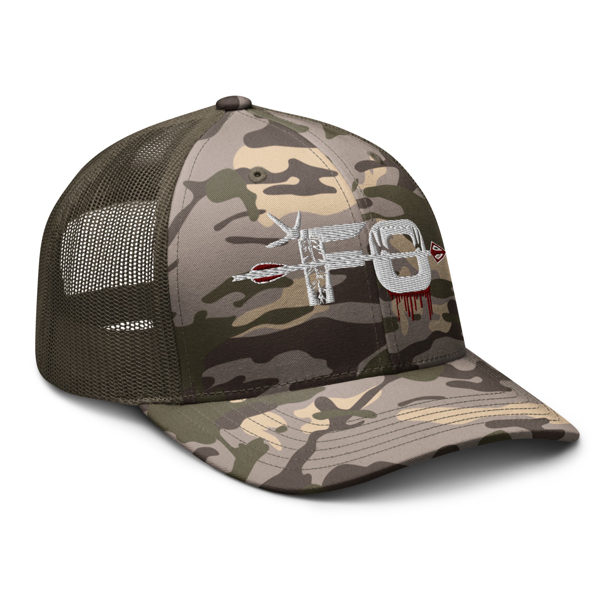 *not for sale* NWOT Camo Feather Trucker Hat Only Fans main image 4