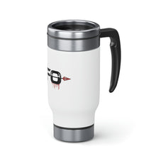 Load image into Gallery viewer, FO-Logo Stainless Steel Travel Mug with Handle, 14oz
