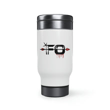 Load image into Gallery viewer, FO-Logo Stainless Steel Travel Mug with Handle, 14oz
