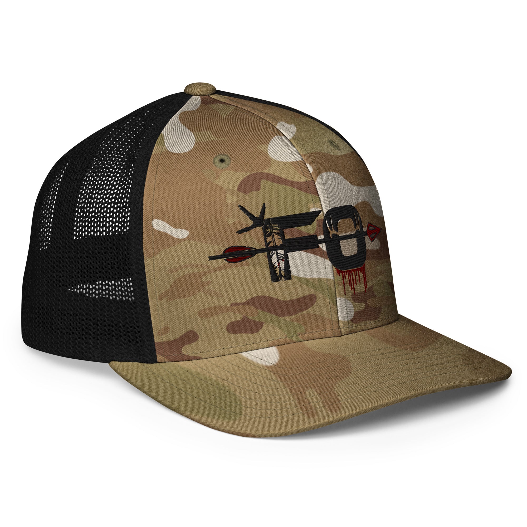 Fly Fishing Rockstarlette Outdoors Logo Mesh Back Hat