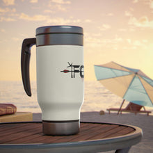 Load image into Gallery viewer, FO-Logo Stainless Steel Travel Mug with Handle, 14oz
